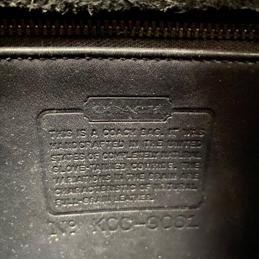 Restored Vintage Coach Rambler's Legacy Bag No. 9061 Black Leather - Picture 2 of 7